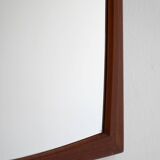 1950s/60s Danish Mirror by Aksel Kjersgaard in Solid Teak