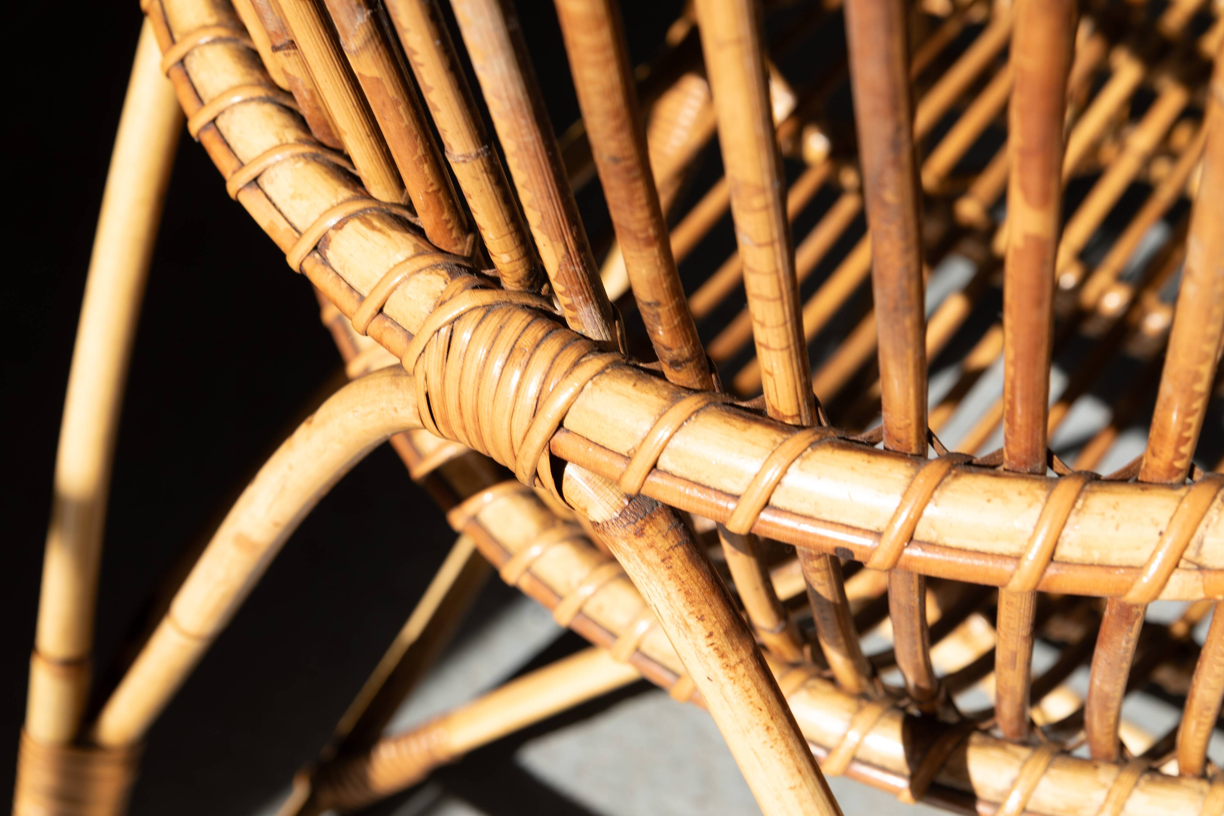 Chaise esy en rotin 'RB2' par Rosé Noordwolde