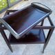 Rolling bar cart with 1 removable tray, Art Deco 1930.