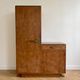 Asymmetrical Art Deco storage furniture in wood