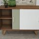 U-452 Green and White Sideboard by Jiri Jiroutek for Interier Praha 1960