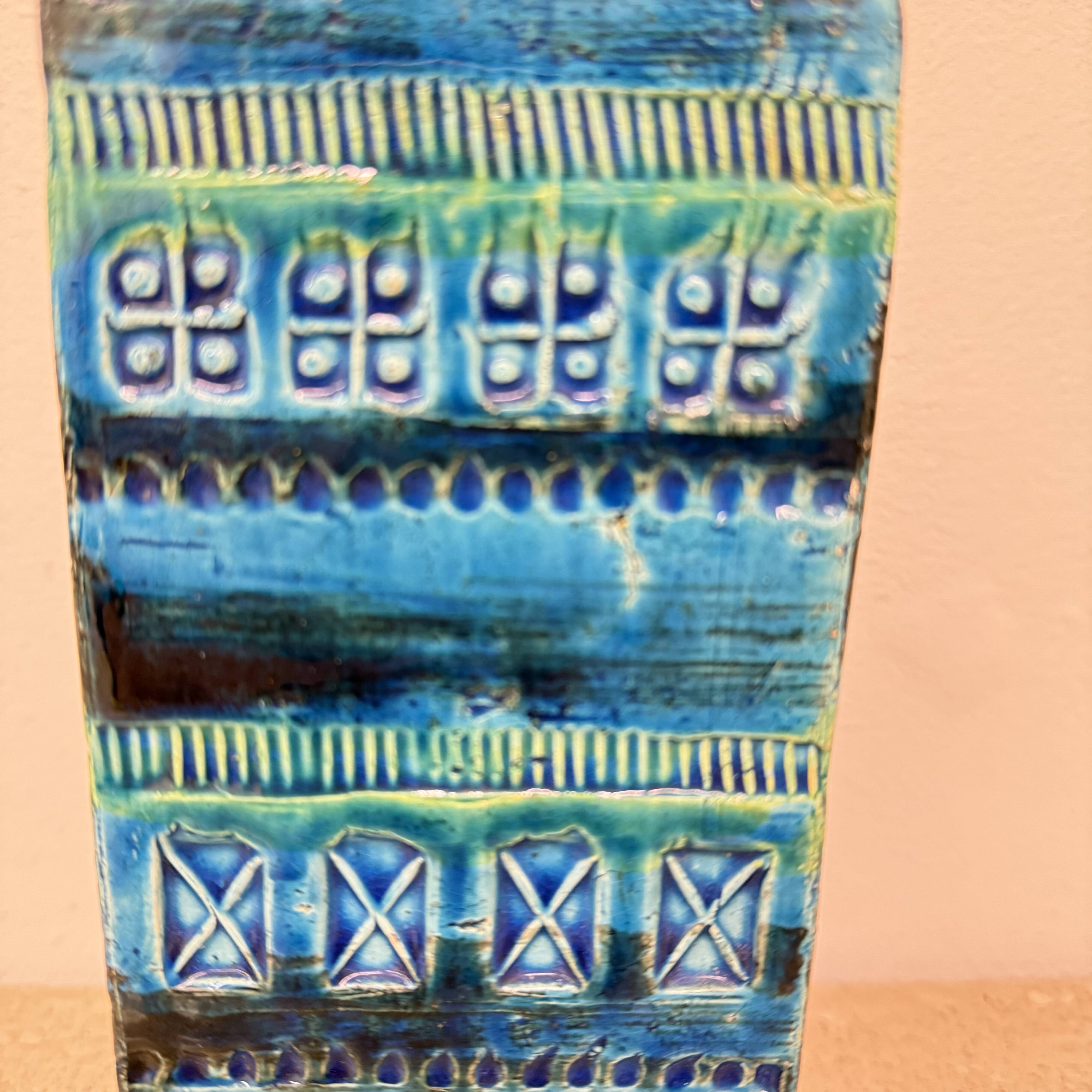 Vintage Bitossi Italian ceramic vase , 1970s