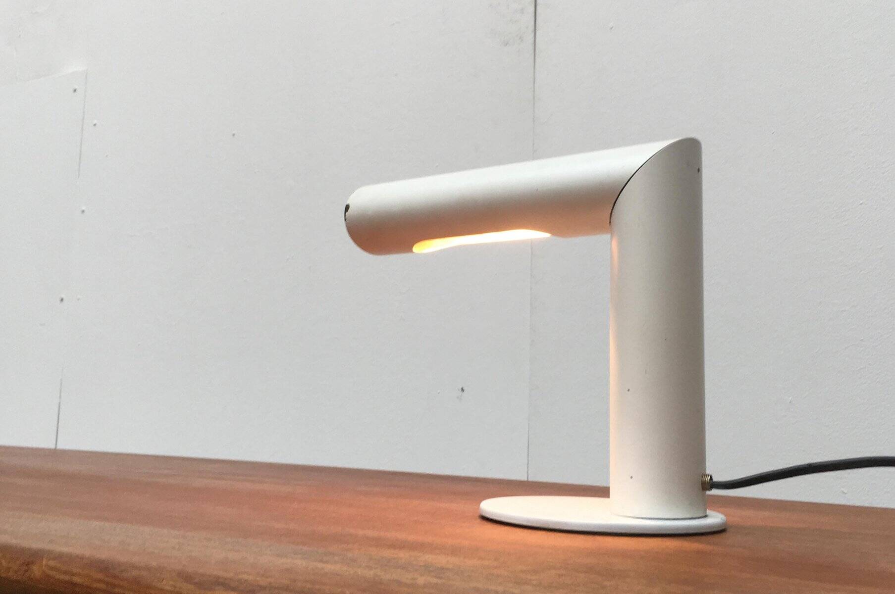 Minimalist metal table lamp by Brendel Leuchten Berlin, 1970s.