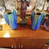 Pierrefonds art deco vases