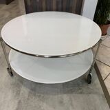 STRIND coffee table by Ehlen Johansson for IKEA, vintage white, 1970s