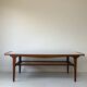Vintage wooden coffee table with reversible Formica top