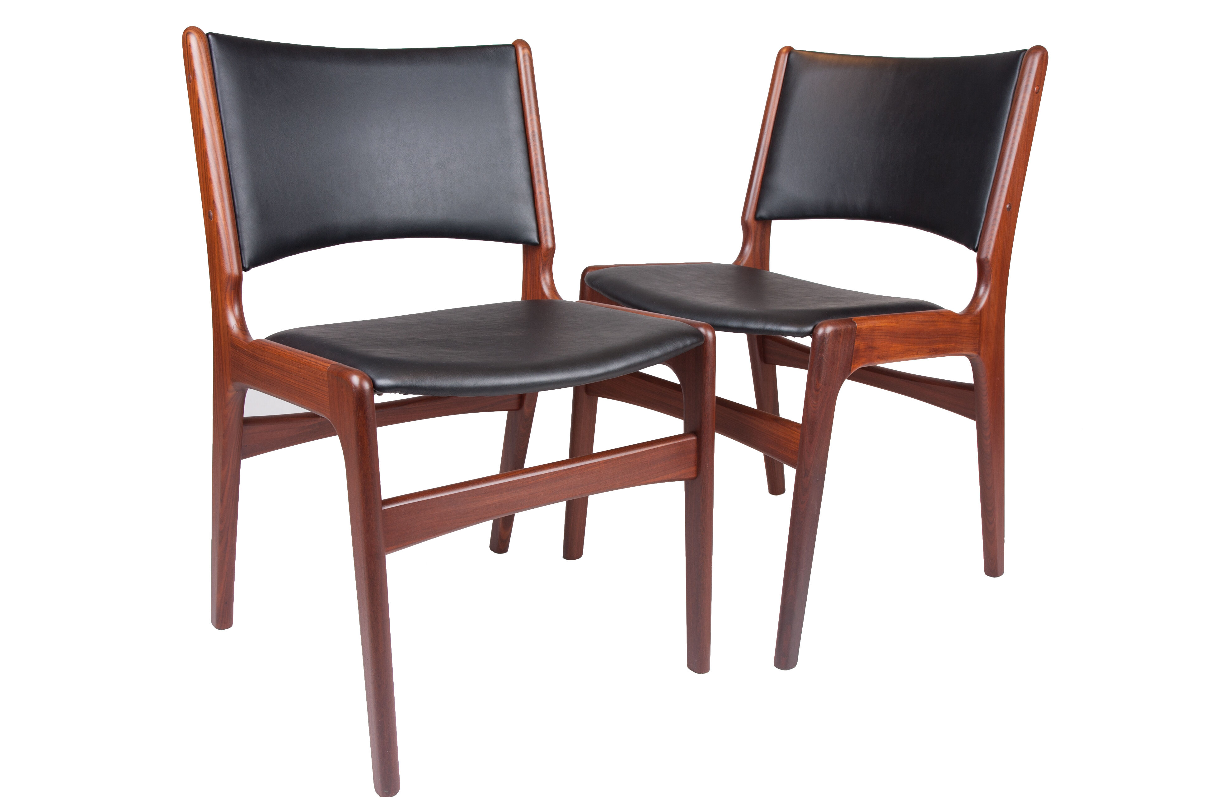 6 chaises du milieu du siècle par Erik Buch, modèle 89, années 1960, ensemble de 6