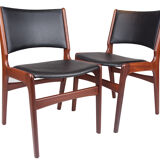 6 chaises du milieu du siècle par Erik Buch, modèle 89, années 1960, ensemble de 6