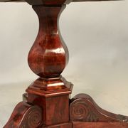 Pedestal table period Restoration In Mahogany