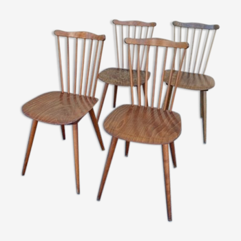 Series of 4 chairs Baumann Menuet