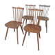 Series of 4 chairs Baumann Menuet