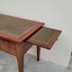 Louis XVI style flat desk in 19th century mahogany