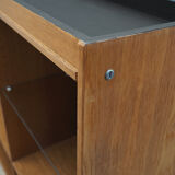 Oak bookcase, Danish design, 1970s, manufactured by ÆJM Møbler