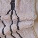 Pale Pink Berber Rug - 173 x 116 cm