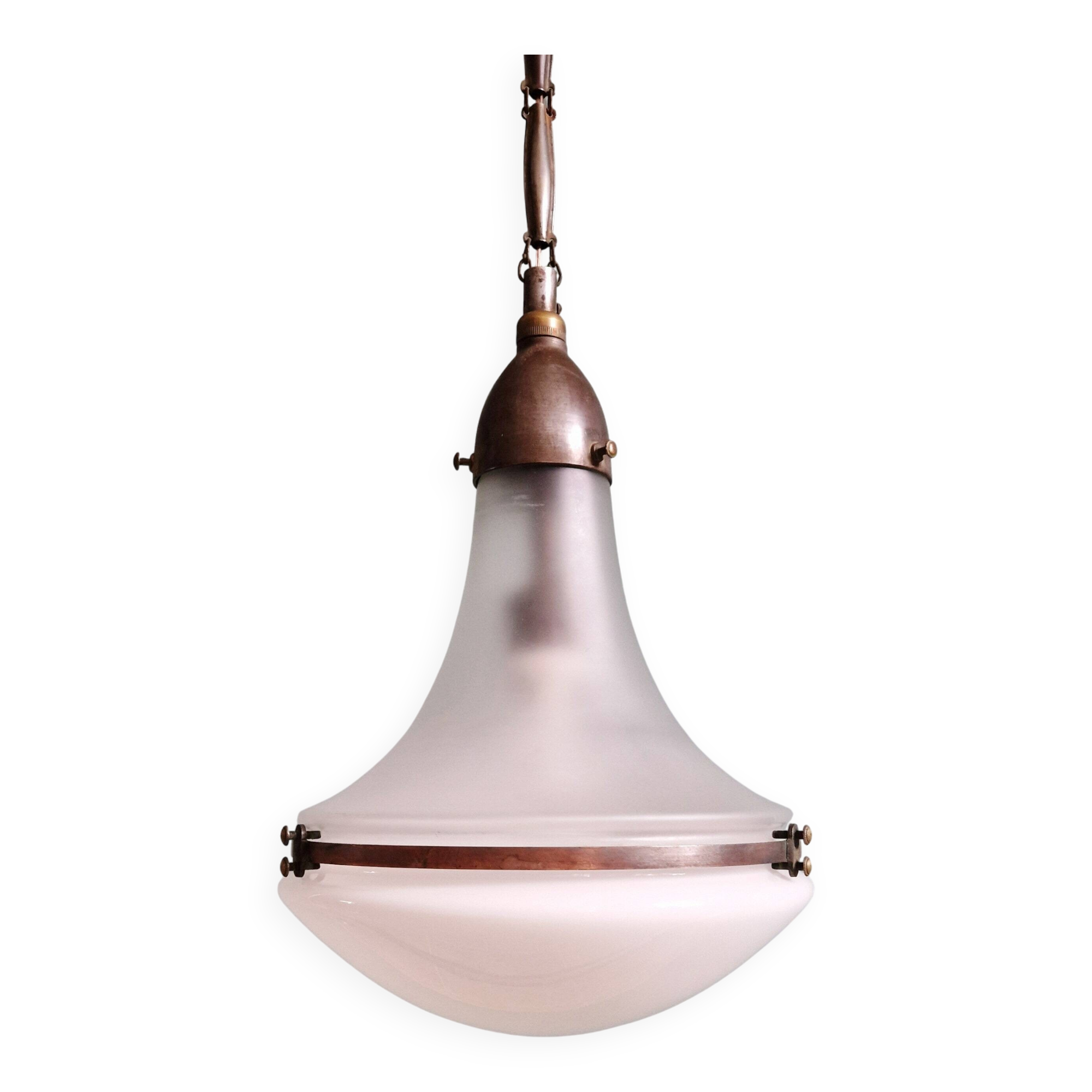 Luzette pendant, design by Peter Behrens, 1910s-20s.