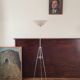 Italian modernist floor lamp from the 1940s.