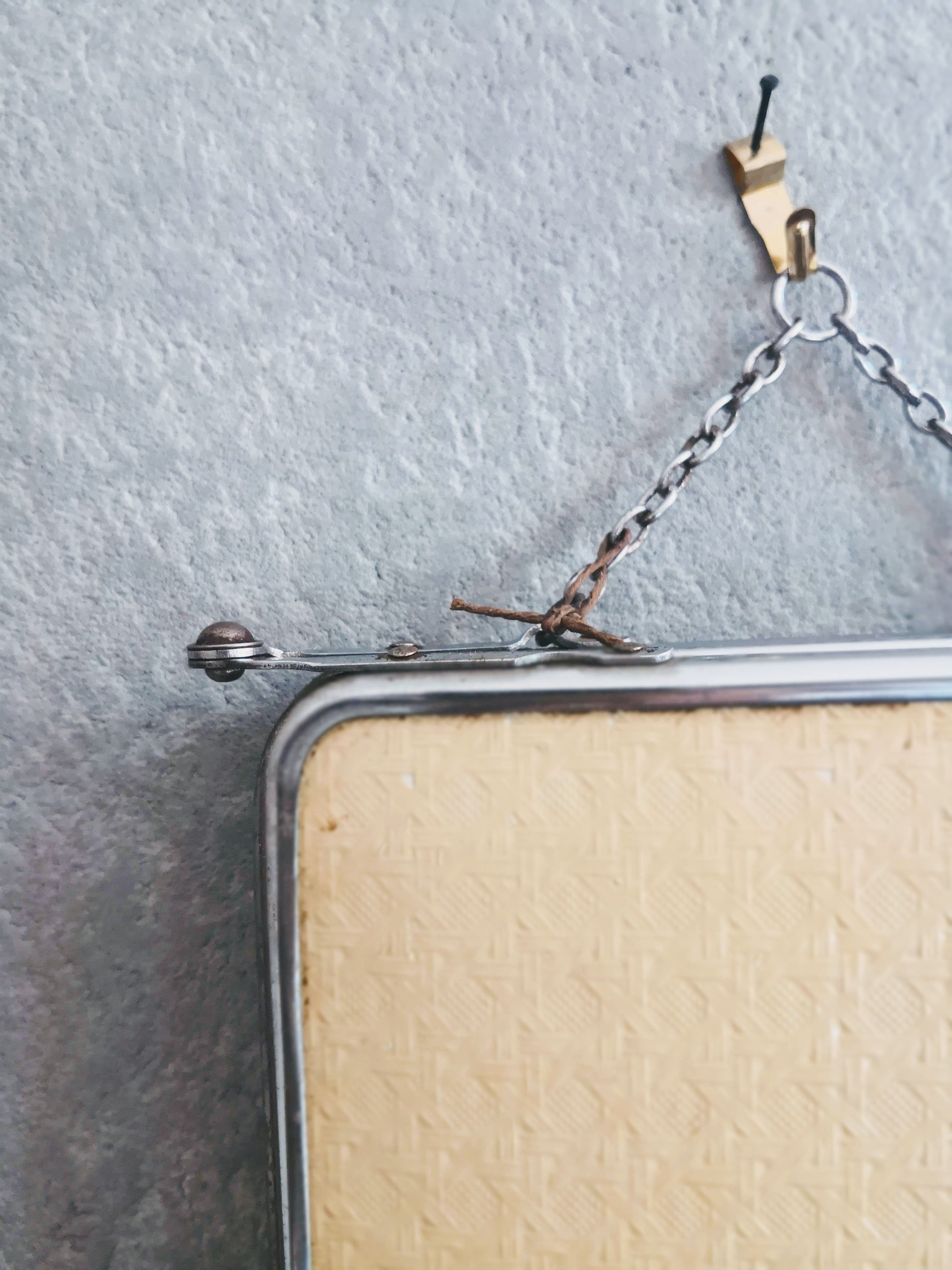 Mirror beveled triptych 56x24cm