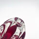 Vase Fratelli Toso Chambord Sommerso Rubis 25cm 954g Murano