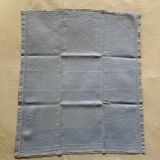 8 blue damask napkins