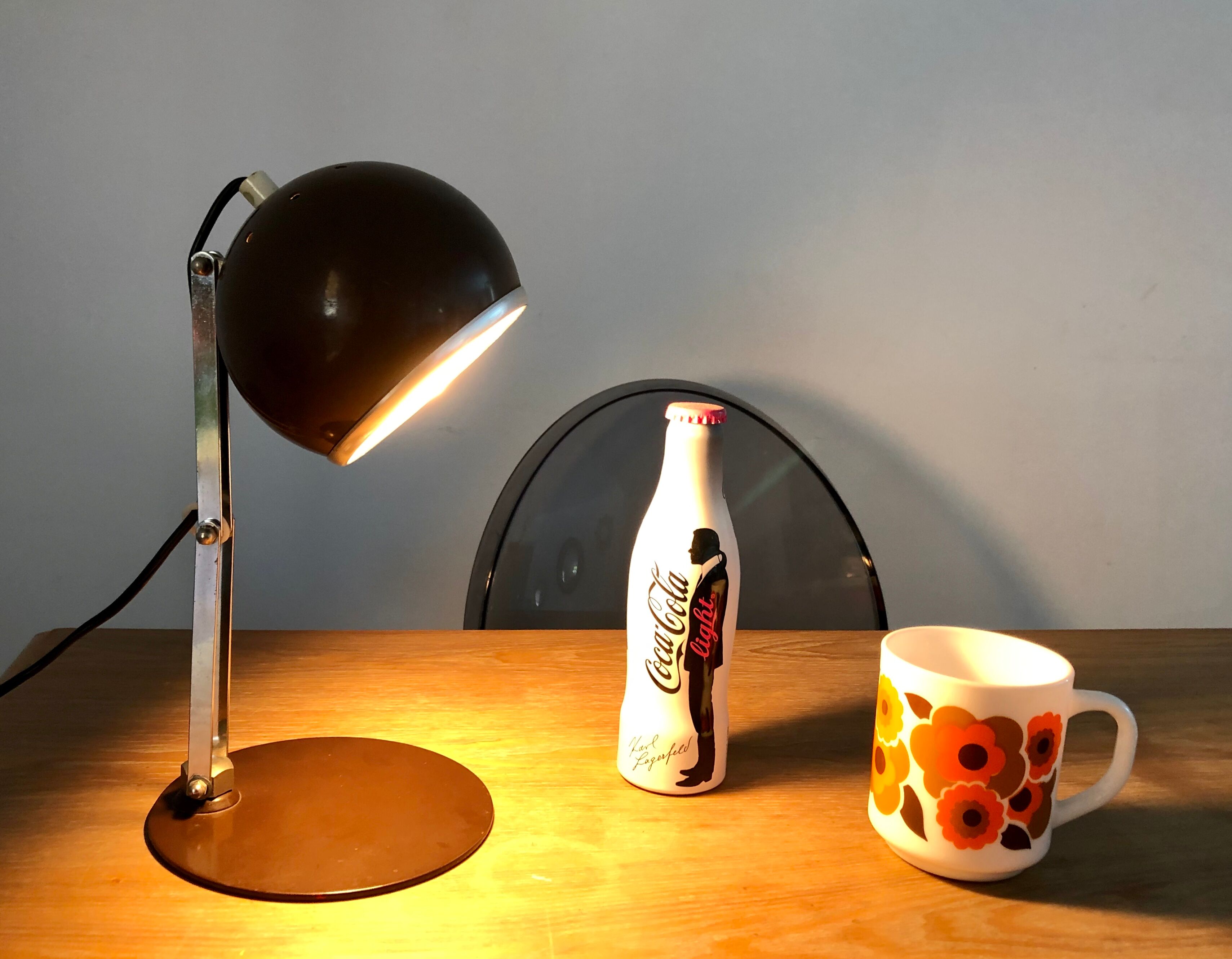 Eyeball Reggiani Italy 70s desk lamp