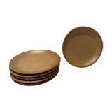 Set of 6 sandstone plates