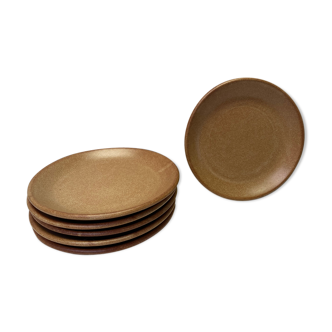 Set of 6 sandstone plates