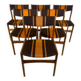 Set of 6 vintage chairs attributed to Erik Buch – Denmark, 1960s