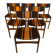 Set of 6 vintage chairs attributed to Erik Buch – Denmark, 1960s