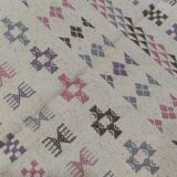Berber carpet handmade in natural wool