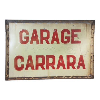 Garage sign