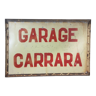 Garage sign