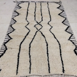 Handmade moroccan berber carpet 234 x 144 cm