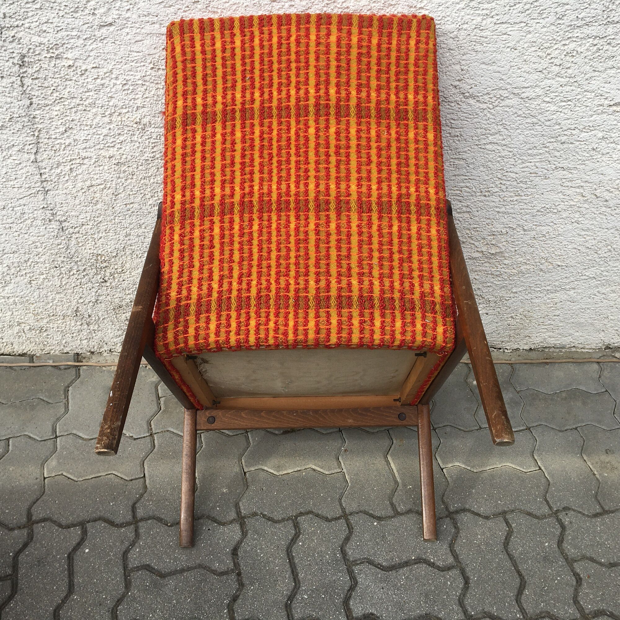 Pair vintage interier praha armchair jiri jiroutek vintage 60s midcentury czechoslovakia
