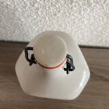 White stoneware bottle