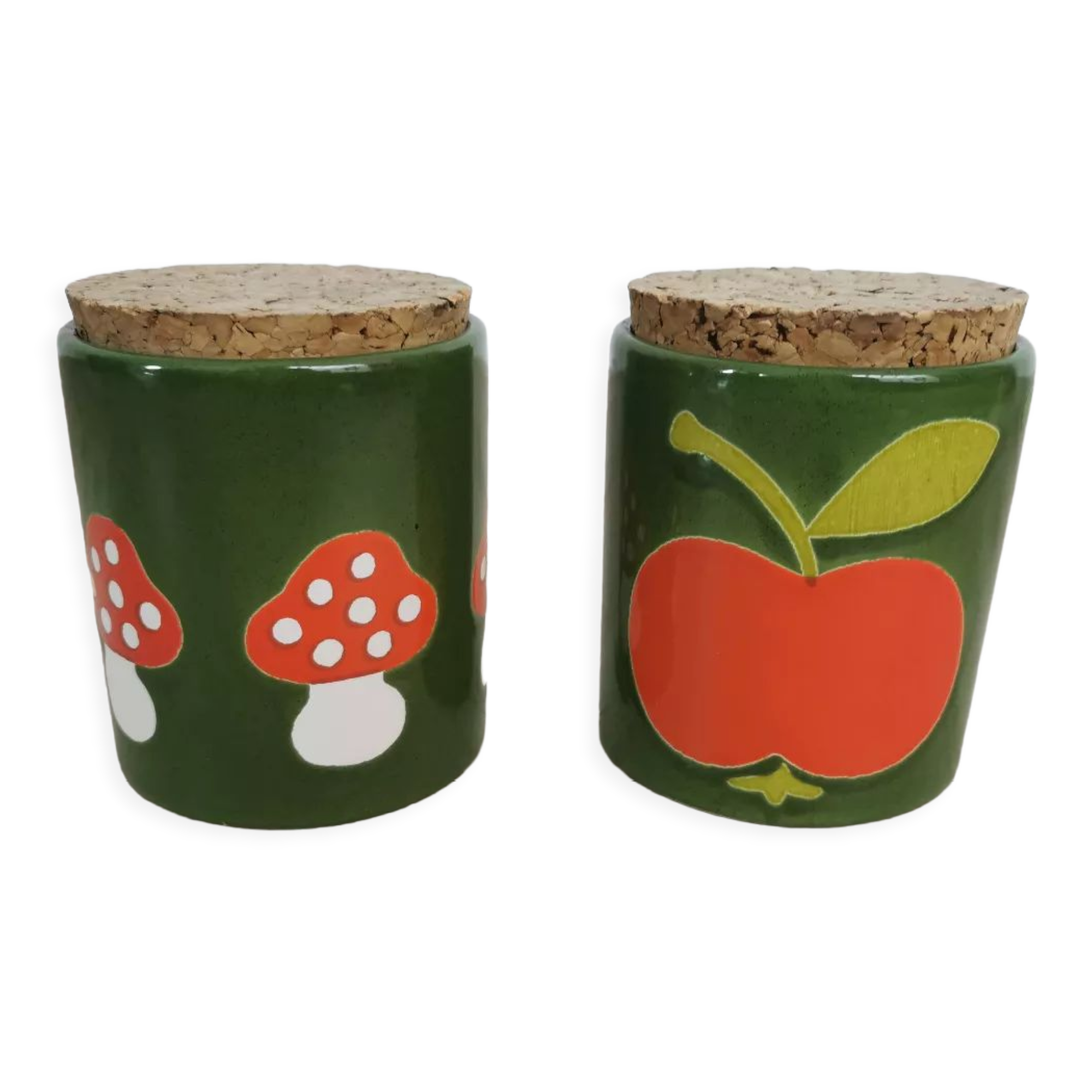 Vintage ceramic spice pots