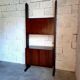 Modular bookcase in rosewood 60s