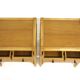 Set of 2 rattan bedside tables, Dux, Sweden, 1960