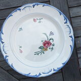 Plat rond longchamp velars en terre de fer