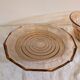 Amber light 1940s–50s – Salad bowl & serving plate