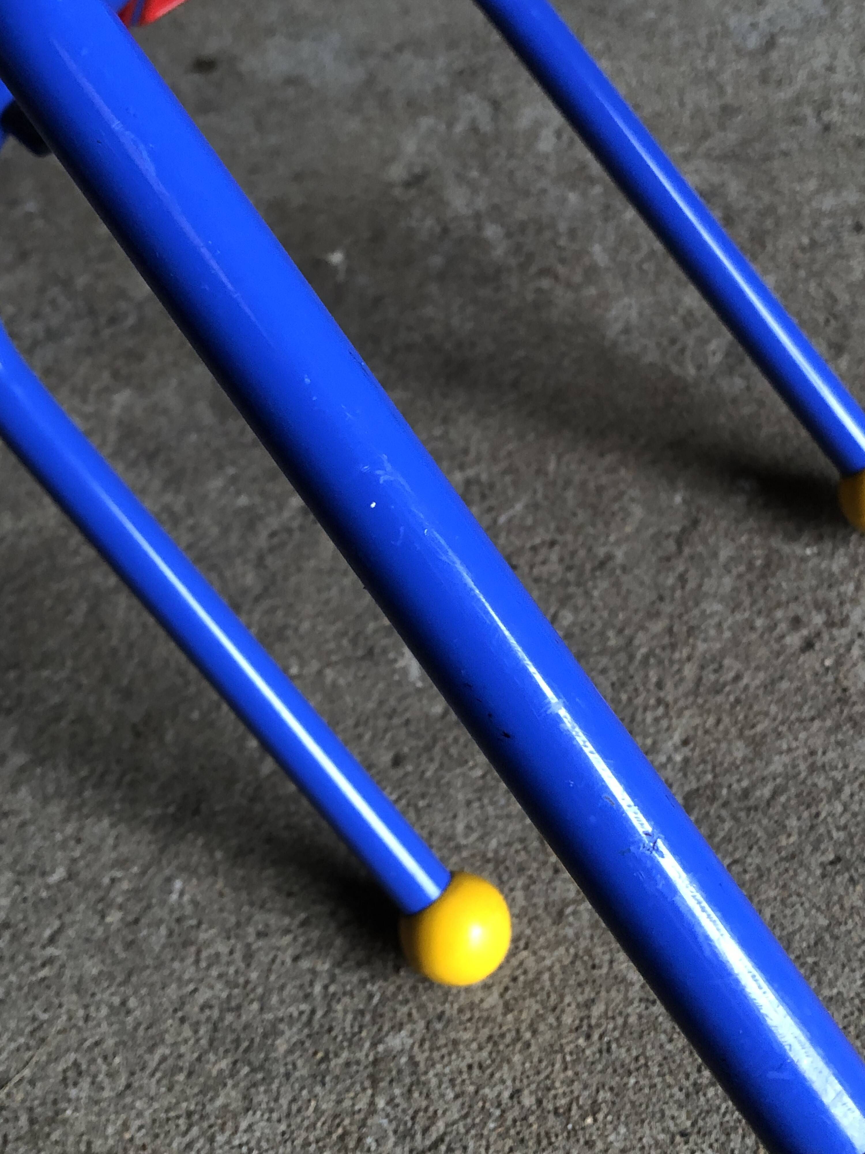 Small Ikea children's chair 1980s/1990s Memphis style