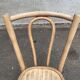 Stripped bentwood bistro chair Thonet no. 18