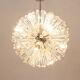 Blown glass lustre Dandelion Sputnik nickel-plated by Emil Stejnar, Rupert Nikoll