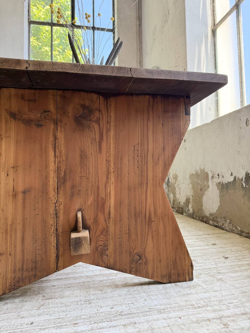 2.5m5 XL pine farmhouse table