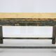 1950s Patinated Pine Tree Wooden Table, Czechoslovakia