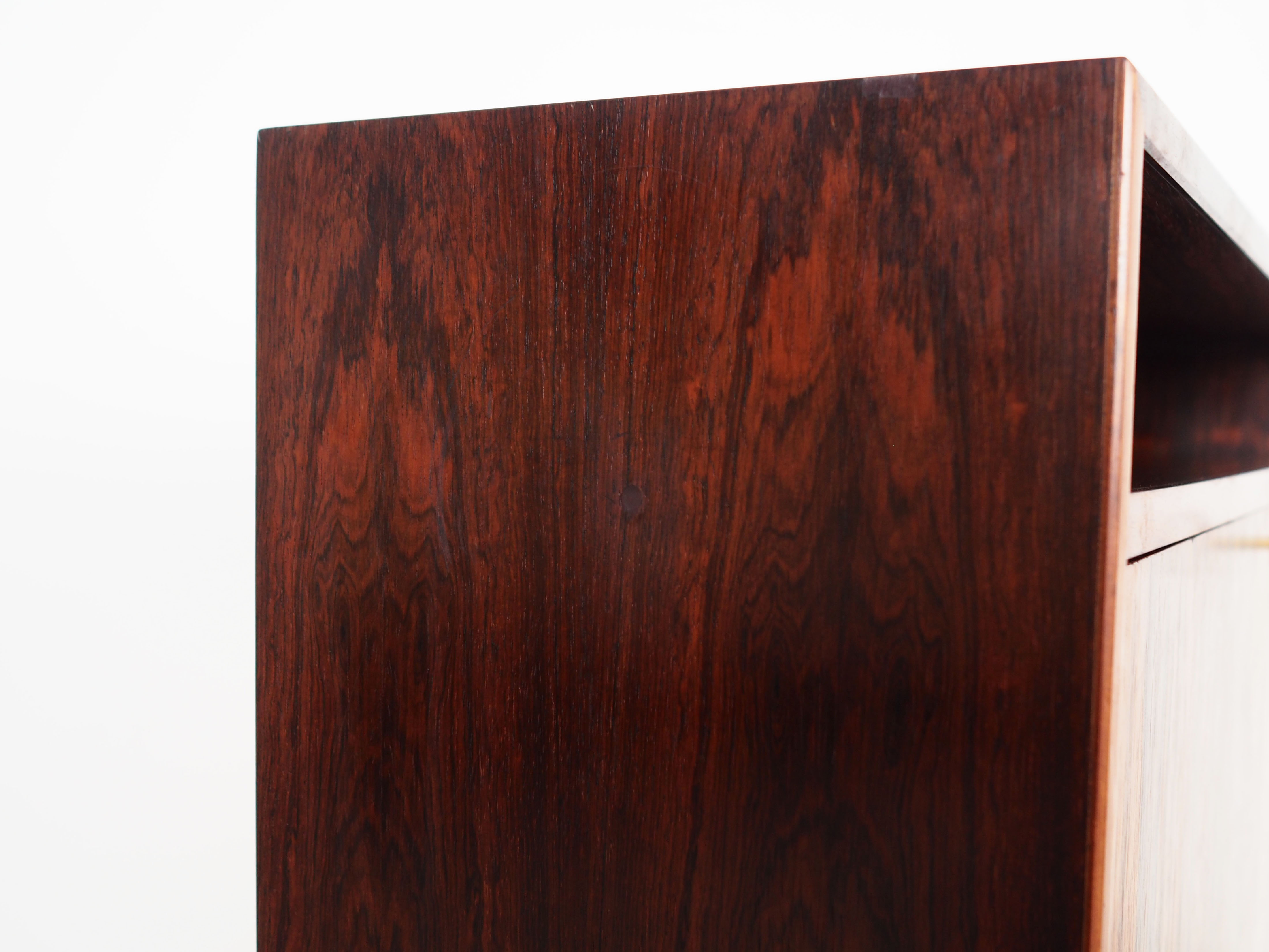 Rosewood cabinet, Danish design, 1970s, production: Horsens Møbelfabrik