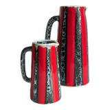 2 pichets, vases vintage en céramique d’art Luc Vallauris