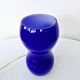 Lampe de table vintage 90's ikea design kvintant verre bleu