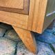 Vintage chest of drawers with compass feet