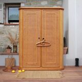 Large rattan cabinet and cannage