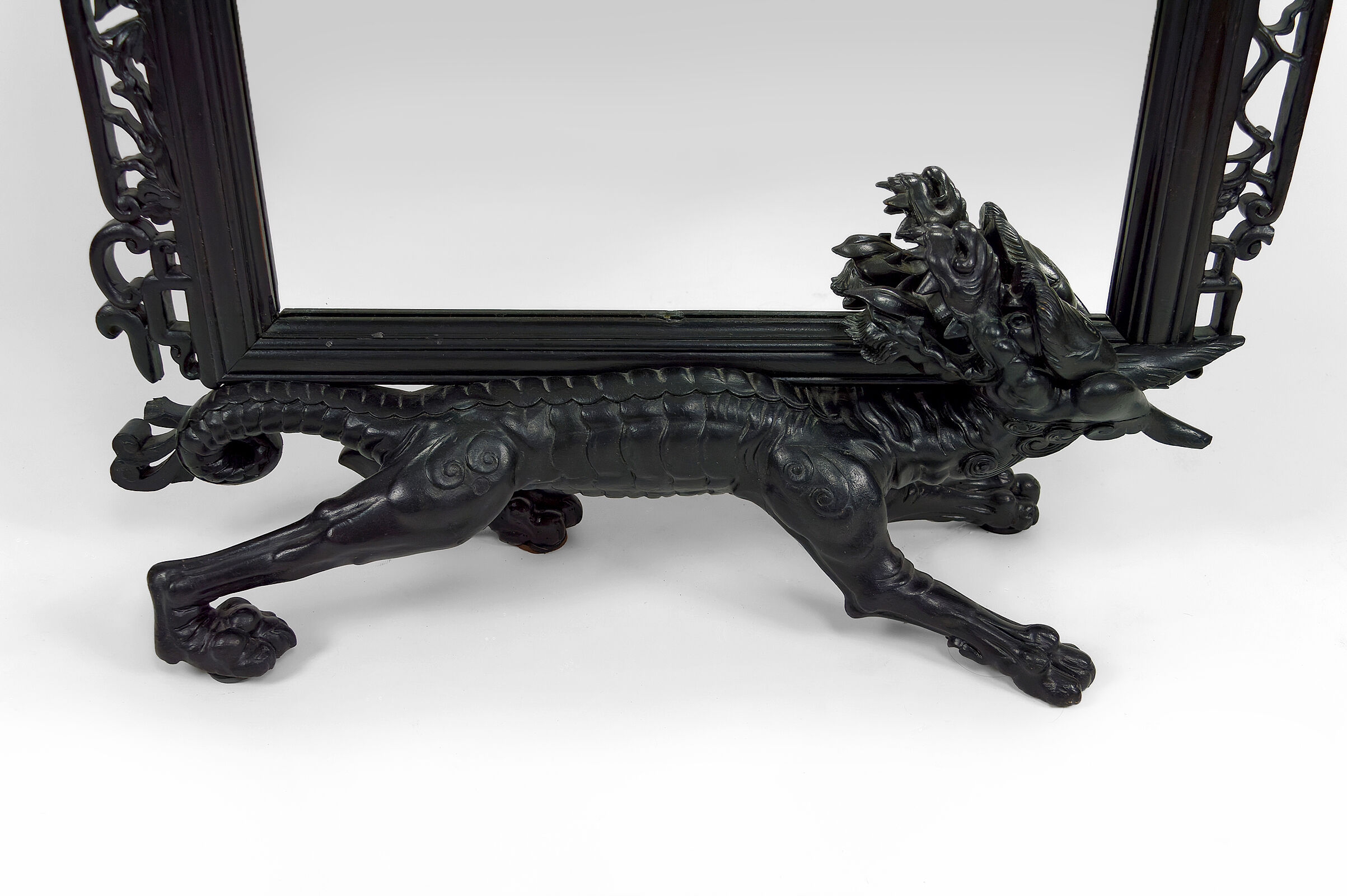 Viardot Japanese dragon mirror, circa 1880